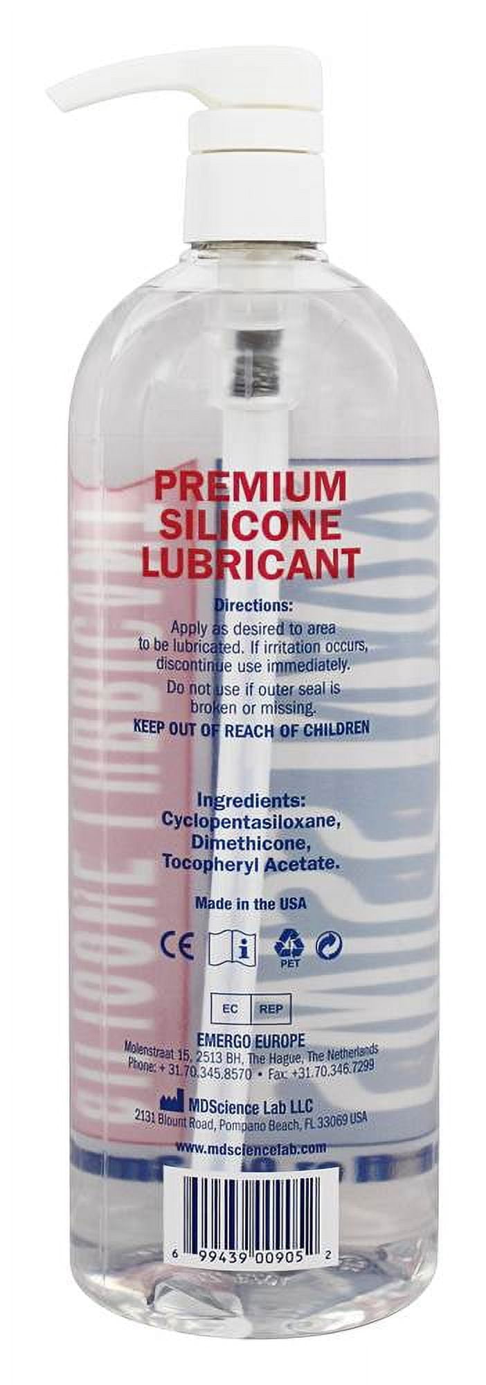 Swiss Navy Premium Silicone Lubricant 32oz Pump