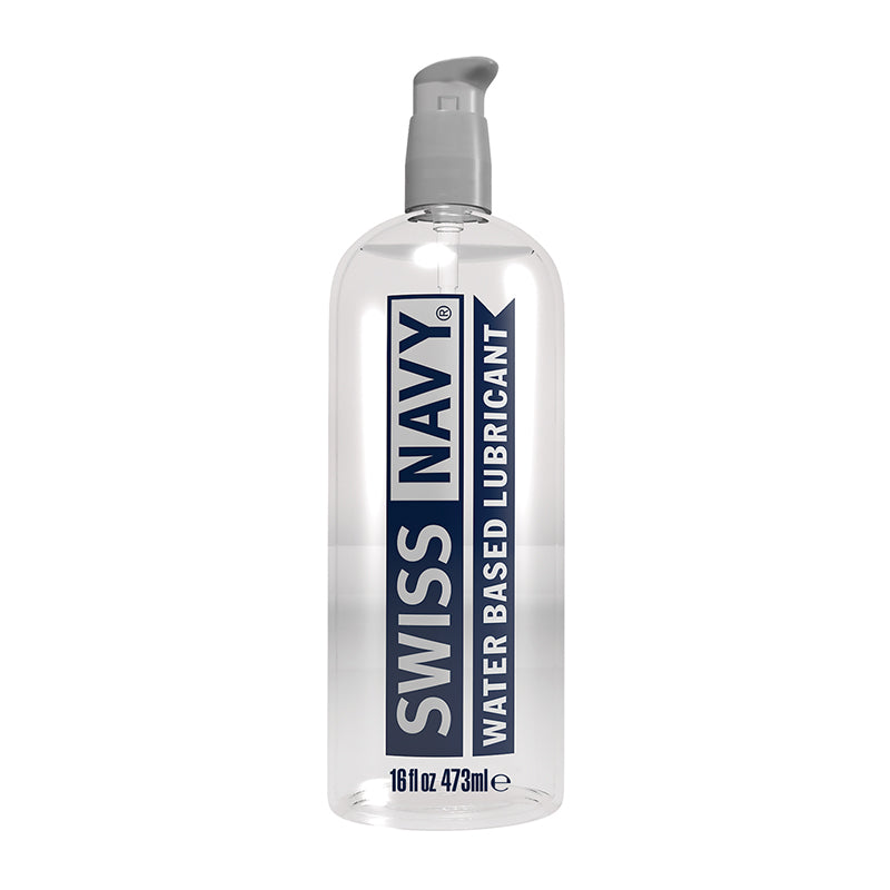 Swiss Navy Water-Based Lubricant (H2O) 16oz Pump